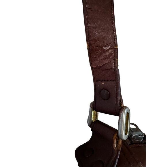 Burberry Vintage Shoulder Bag Horse Shadow old canvas Leather Nova Check PROJECT - Picture 8 of 11